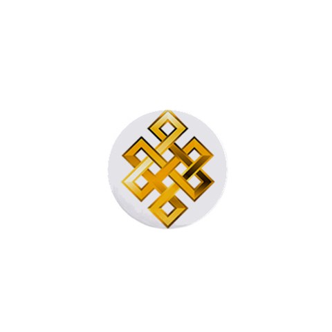 Endless Knot gold 1  Mini Magnet from ArtsNow.com Front