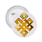 Endless Knot gold 2.25  Button