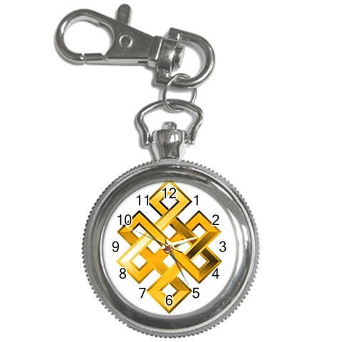 Endless Knot gold Key Chain Watch from ArtsNow.com Front