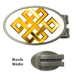 Endless Knot gold Money Clip (Oval)