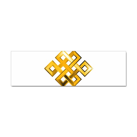 Endless Knot gold Sticker Bumper (100 pack) from ArtsNow.com Front