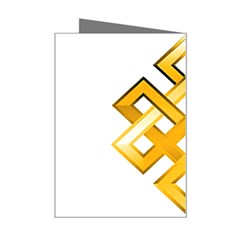 Endless Knot gold Mini Greeting Card from ArtsNow.com Right