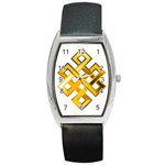 Endless Knot gold Barrel Style Metal Watch