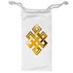 Endless Knot gold Jewelry Bag