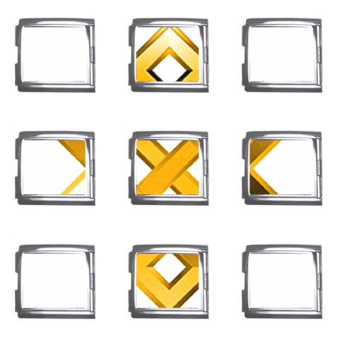 Endless Knot gold Mega Link Italian Charm (9 pack) from ArtsNow.com Front