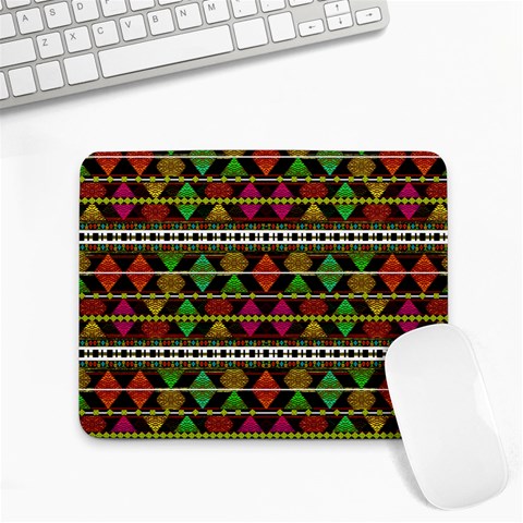 Aztec Style Pattern Small Mouse Pad (Rectangle) from ArtsNow.com Front