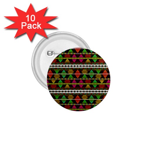 Aztec Style Pattern 1.75  Button (10 pack) from ArtsNow.com Front