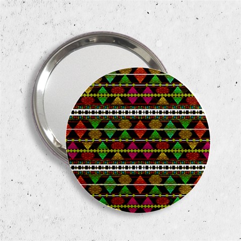 Aztec Style Pattern Handbag Mirror (2.25 ) from ArtsNow.com Front