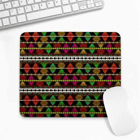 Aztec Style Pattern Large Mouse Pad (Rectangle) from ArtsNow.com Front