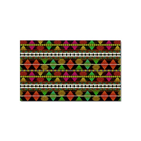 Aztec Style Pattern Sticker 10 Pack (Rectangle) from ArtsNow.com Front