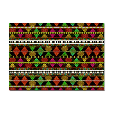 Aztec Style Pattern A4 Sticker 100 Pack from ArtsNow.com Front