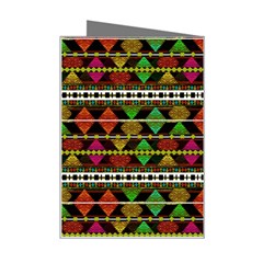 Aztec Style Pattern Mini Greeting Card from ArtsNow.com Right