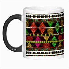 Aztec Style Pattern Morph Mug from ArtsNow.com Left