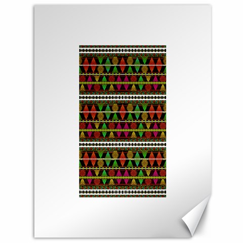 Aztec Style Pattern Canvas 36  x 48  (Unframed) from ArtsNow.com 35.26 x46.15  Canvas - 1