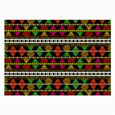 Aztec Style Pattern Glasses Cloth (Large) from ArtsNow.com Front