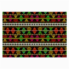 Aztec Style Pattern Glasses Cloth (Large, Two Sided) from ArtsNow.com Front