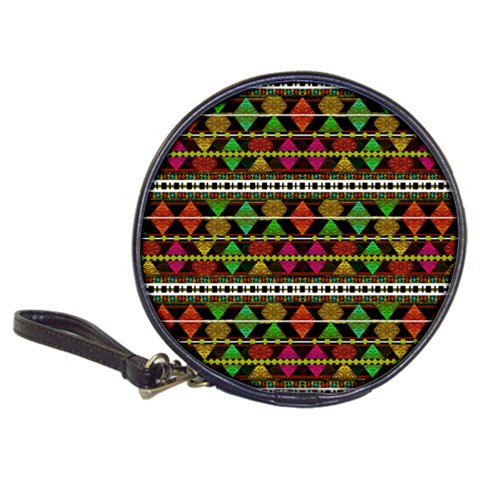 Aztec Style Pattern CD Wallet from ArtsNow.com Front