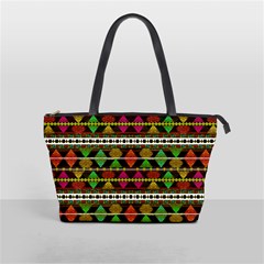 Aztec Style Pattern Large Shoulder Bag from ArtsNow.com Front