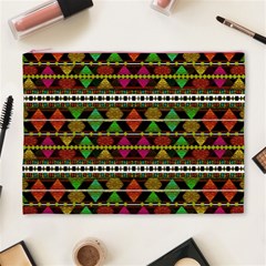 Aztec Style Pattern Cosmetic Bag (XL) from ArtsNow.com Front