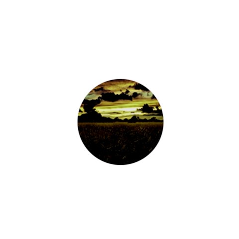 Dark Meadow Landscape  1  Mini Button from ArtsNow.com Front