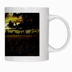 Dark Meadow Landscape  White Coffee Mug from ArtsNow.com Right