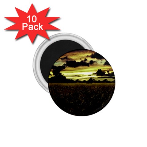 Dark Meadow Landscape  1.75  Button Magnet (10 pack) from ArtsNow.com Front