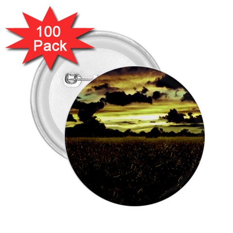 Dark Meadow Landscape  2.25  Button (100 pack) from ArtsNow.com Front