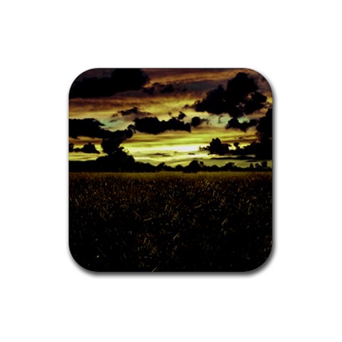 Dark Meadow Landscape  Drink Coaster (Square) from ArtsNow.com Front