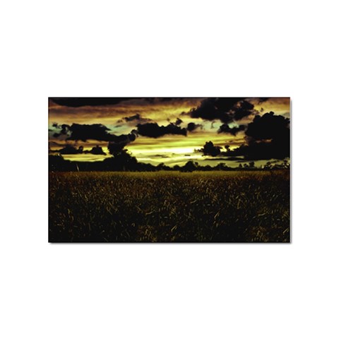 Dark Meadow Landscape  Sticker (Rectangle) from ArtsNow.com Front