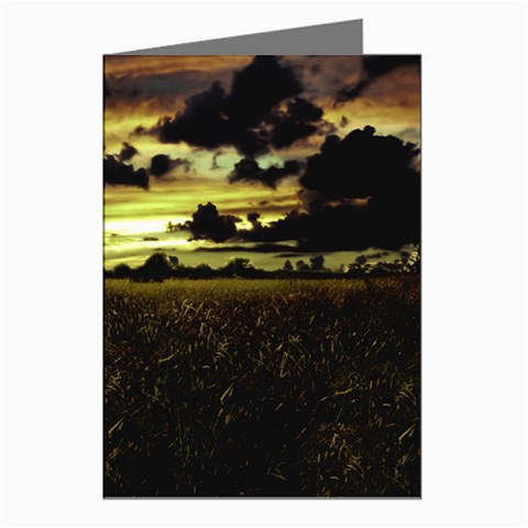 Dark Meadow Landscape  Greeting Card (8 Pack) from ArtsNow.com Left