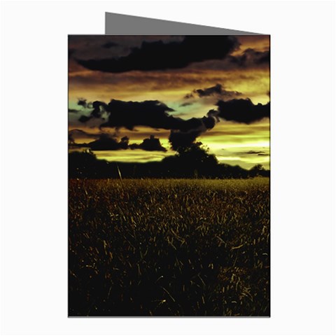 Dark Meadow Landscape  Greeting Card (8 Pack) from ArtsNow.com Right