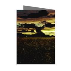 Dark Meadow Landscape  Mini Greeting Card from ArtsNow.com Right