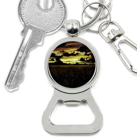 Dark Meadow Landscape  Bottle Opener Key Chain from ArtsNow.com Front