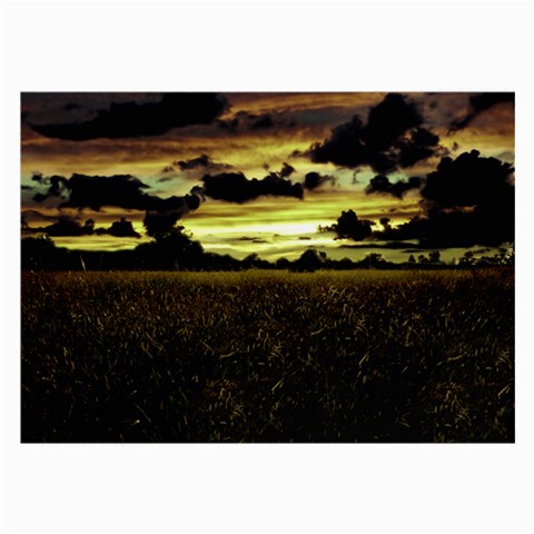 Dark Meadow Landscape  Glasses Cloth (Large) from ArtsNow.com Front