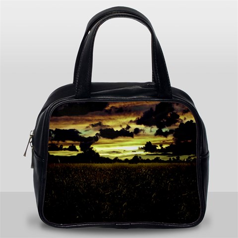 Dark Meadow Landscape  Classic Handbag (One Side) from ArtsNow.com Front