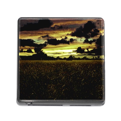 Dark Meadow Landscape  Memory Card Reader with Storage (Square) from ArtsNow.com Front