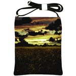 Dark Meadow Landscape  Shoulder Sling Bag