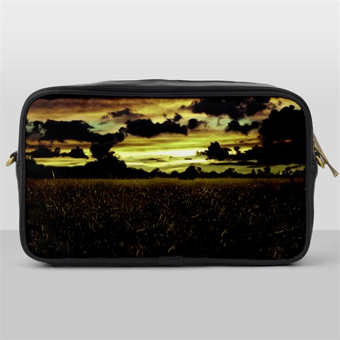 Dark Meadow Landscape  Travel Toiletry Bag (One Side) from ArtsNow.com Front