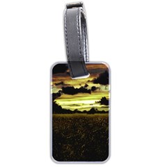 Dark Meadow Landscape  Luggage Tag (Two Sides) from ArtsNow.com Front