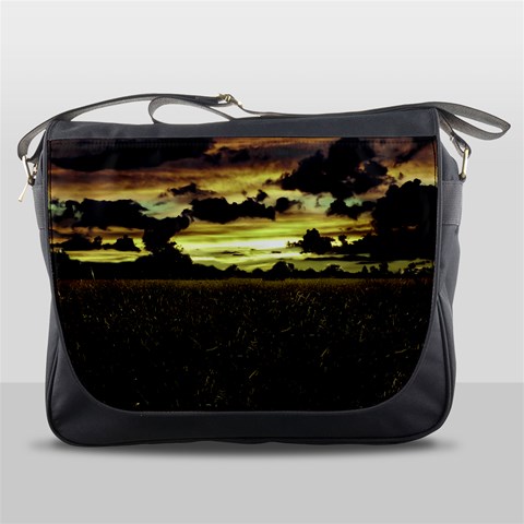 Dark Meadow Landscape  Messenger Bag from ArtsNow.com Front