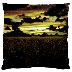 Dark Meadow Landscape  Large Cushion Case (Two Sided)  from ArtsNow.com Front