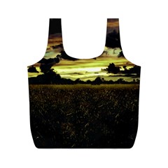 Dark Meadow Landscape  Reusable Bag (M) from ArtsNow.com Back