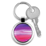 Abstract In Pink & Purple Key Chain (Round)