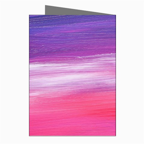 Abstract In Pink & Purple Greeting Card (8 Pack) from ArtsNow.com Right