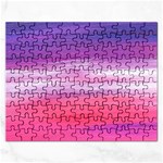 Abstract In Pink & Purple Jigsaw Puzzle (Rectangle)