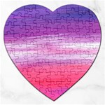 Abstract In Pink & Purple Jigsaw Puzzle (Heart)