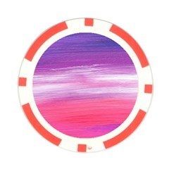 Abstract In Pink & Purple Poker Chip from ArtsNow.com Front