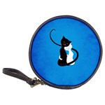 Blue White And Black Cats In Love CD Wallet