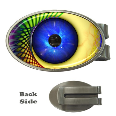 Eerie Psychedelic Eye Money Clip (Oval) from ArtsNow.com Front