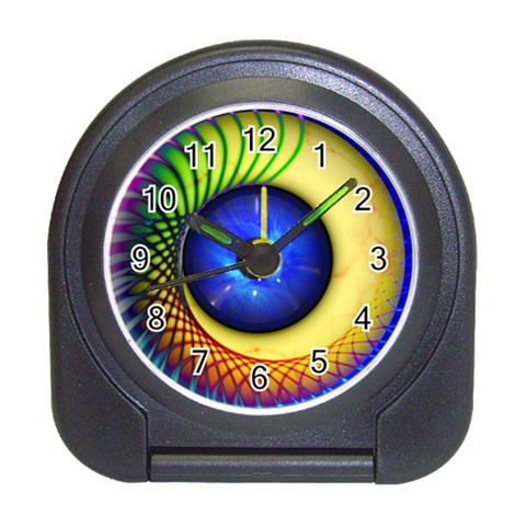 Eerie Psychedelic Eye Desk Alarm Clock from ArtsNow.com Front